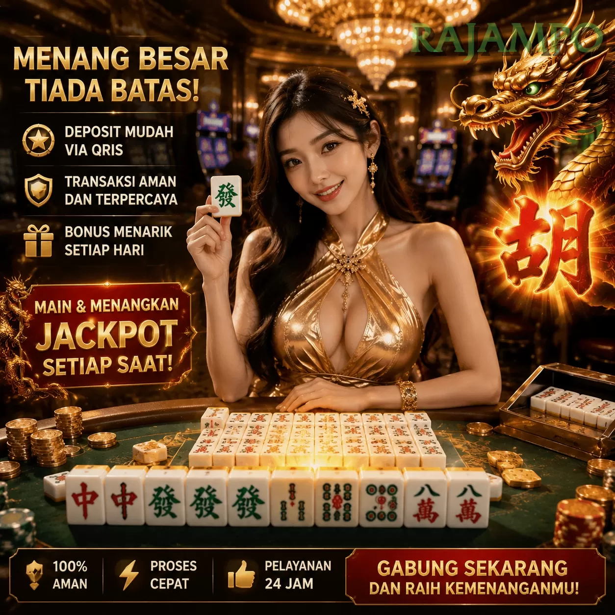 Main rajampoq Menang Jackpot Besar