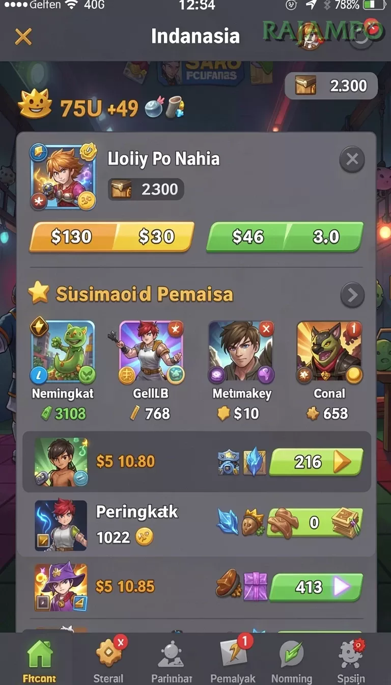 Screenshot Flaming Monkey Classic nomor 1